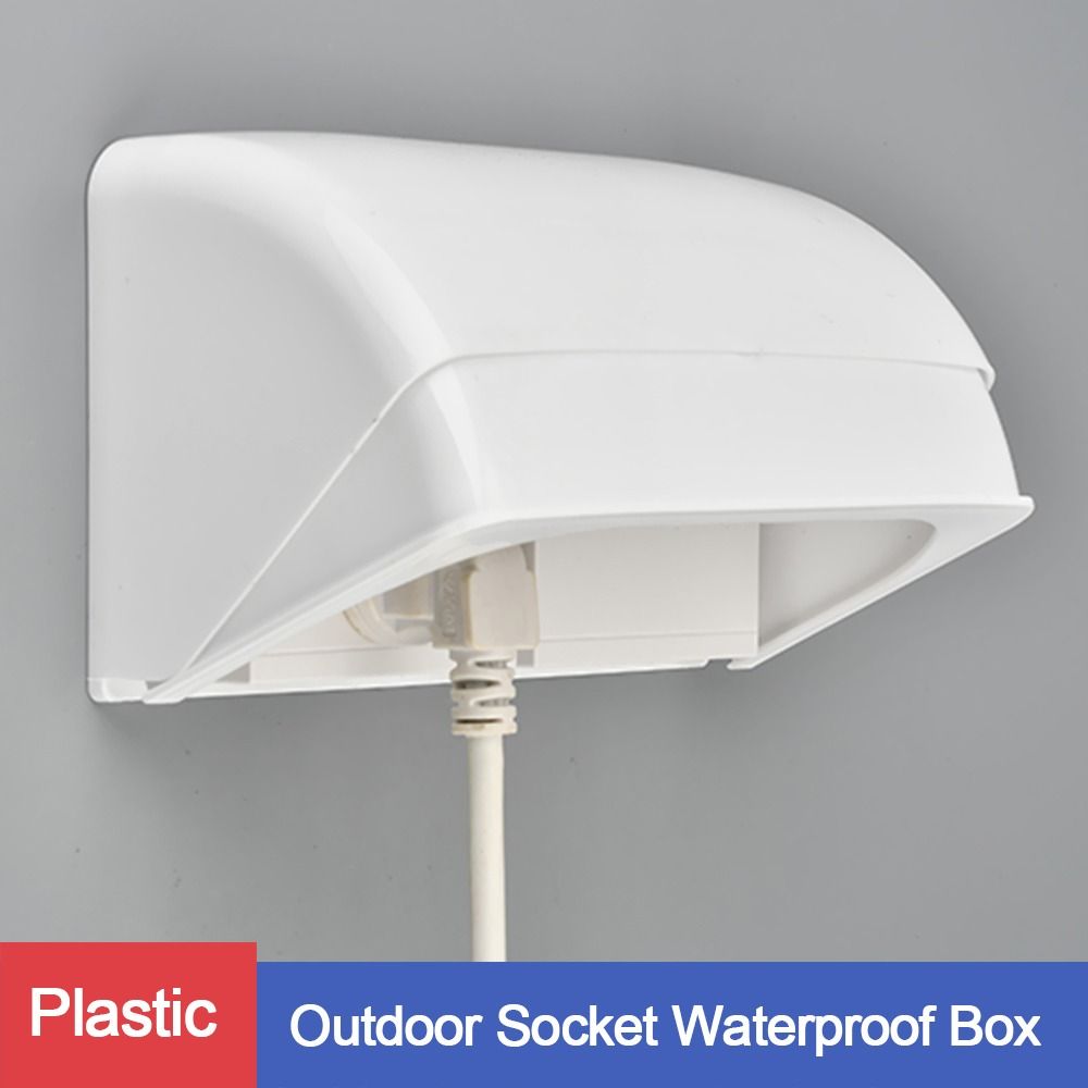 Outdoor Power Box Cover - 1Pcs Outdoor Socket Waterproof Box Electric
