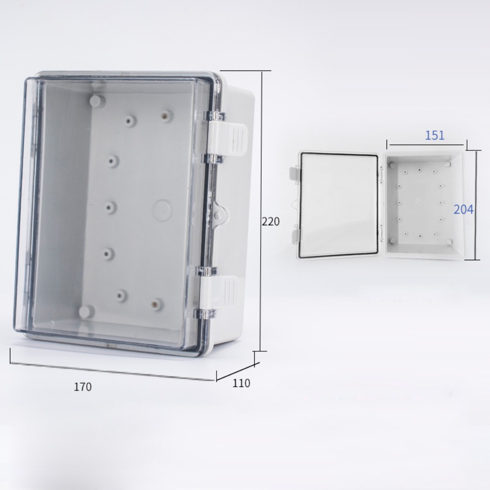 Outdoor Power Box Cover - Outdoor Sealed Electrical Plastic Enclosure ABS
