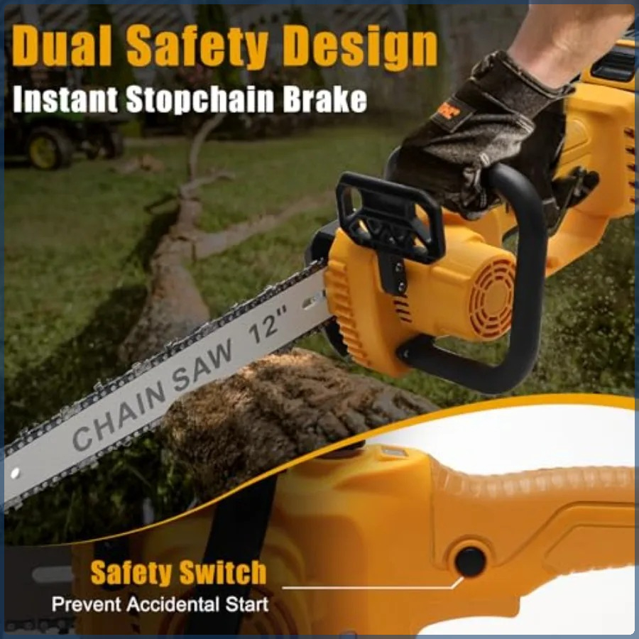 DEWALT 20V Brushless Cordless  - Electric Chainsaw Battery recension och pris