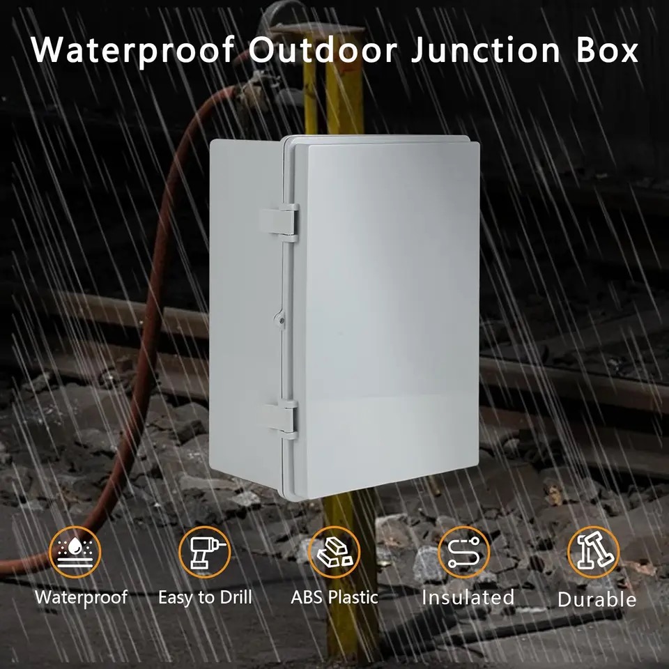 Outdoor IP66 Abs Pc Hinged Pla - Outdoor Power Box Cover recension och pris