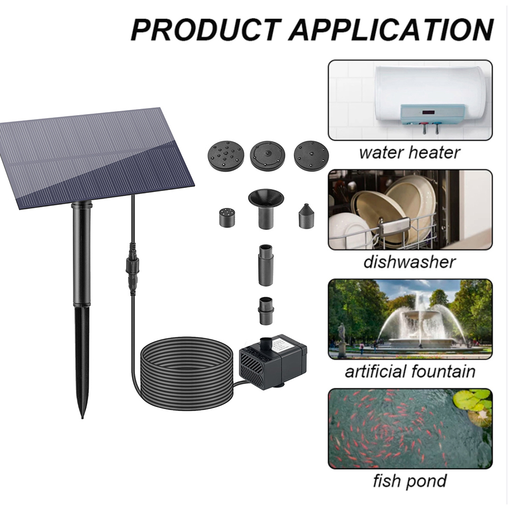 5W 5V Water Fountain Garden De - Outdoor Power Stake recension och pris