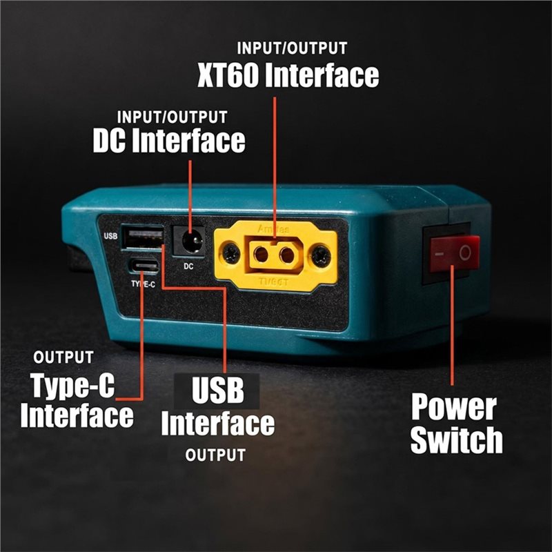 AT82-Outdoor Car Emergency Pow - Outdoor Power Double Adapter recension och pris