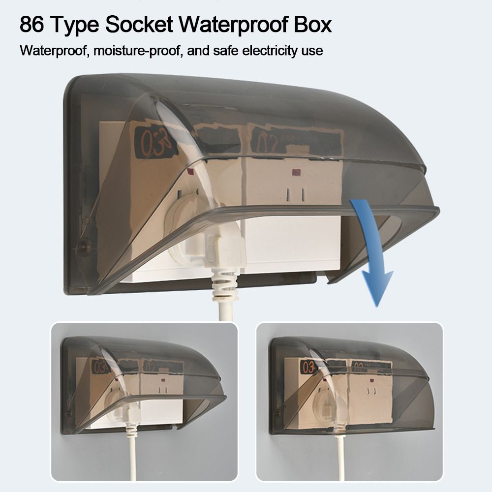1Pcs Outdoor Socket Waterproof - Outdoor Power Box Cover recension och pris