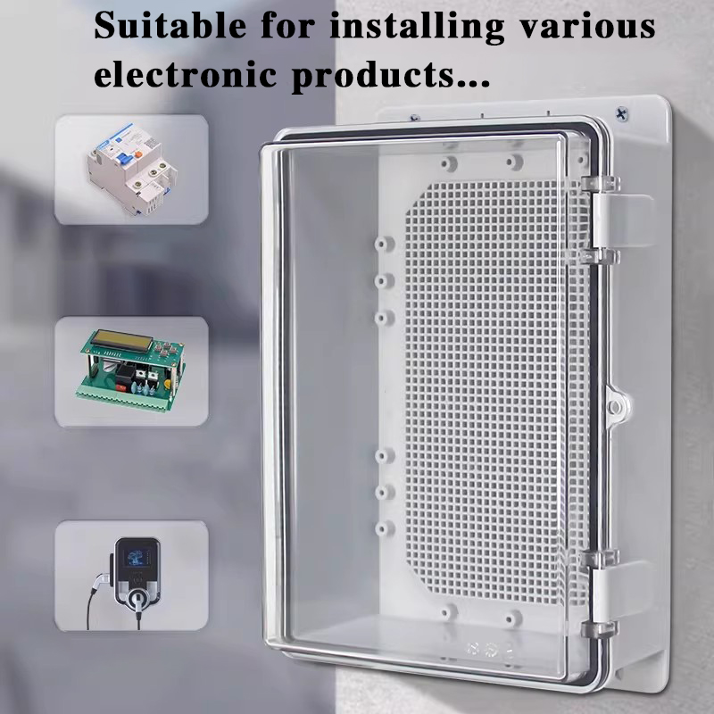 IP66 Waterproof Grey/Transpare - Outdoor Power Box Cover recension och pris