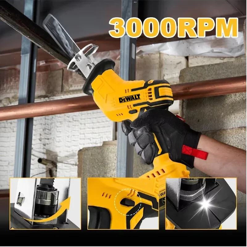 Dewalt  Brushless Reciprocatin - Electric Chainsaw Battery recension och pris