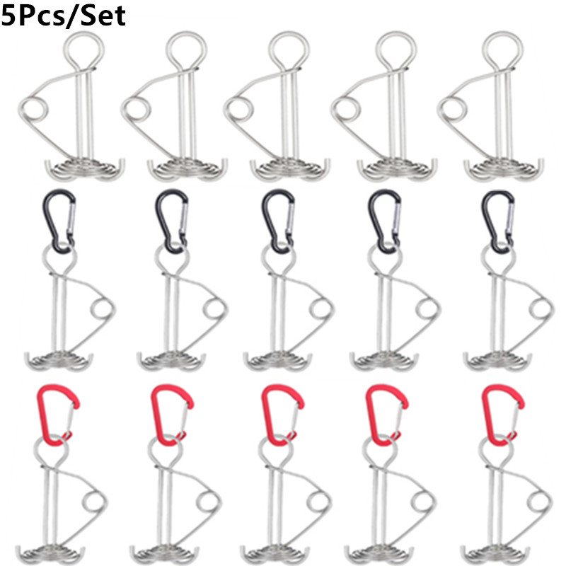 Windproof 5PCS Rope Buckle Ret - Outdoor Power Stake recension och pris