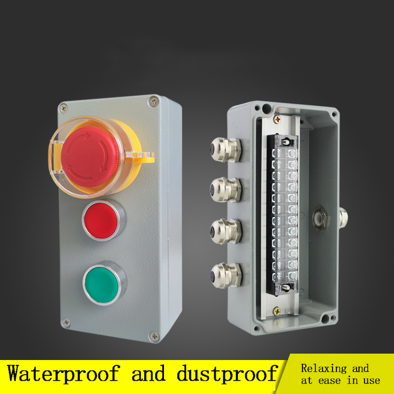 Cast aluminum button box, outd - Outdoor Power Box Cover recension och pris