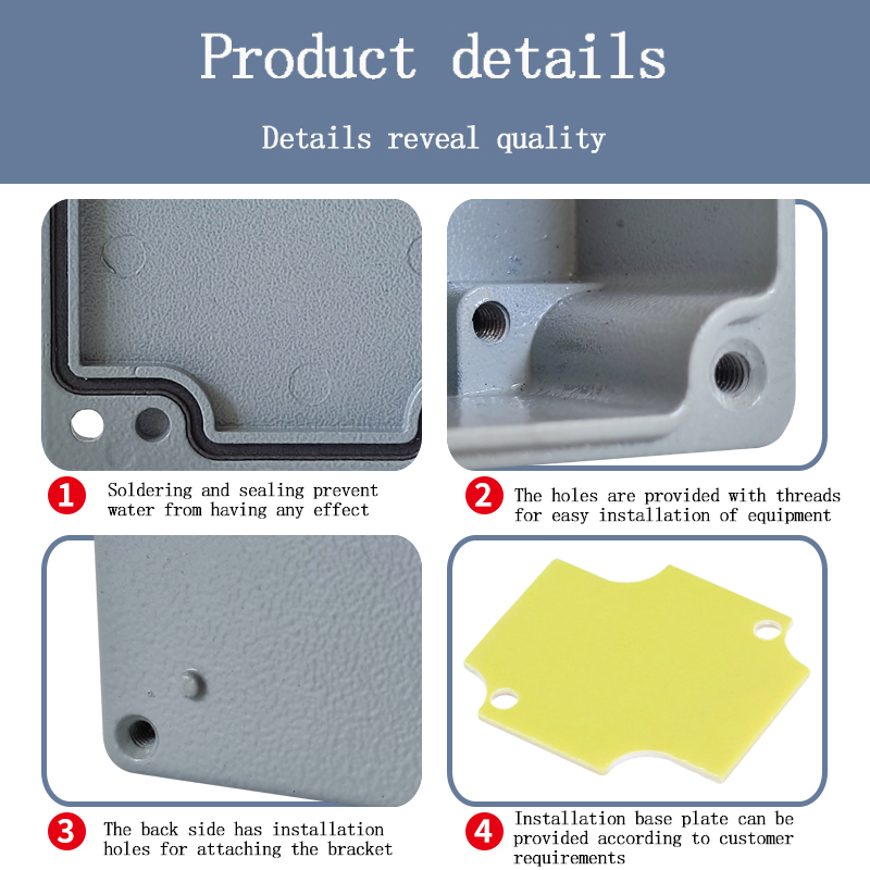 Cast aluminum button box, outd - Outdoor Power Box Cover recension och pris