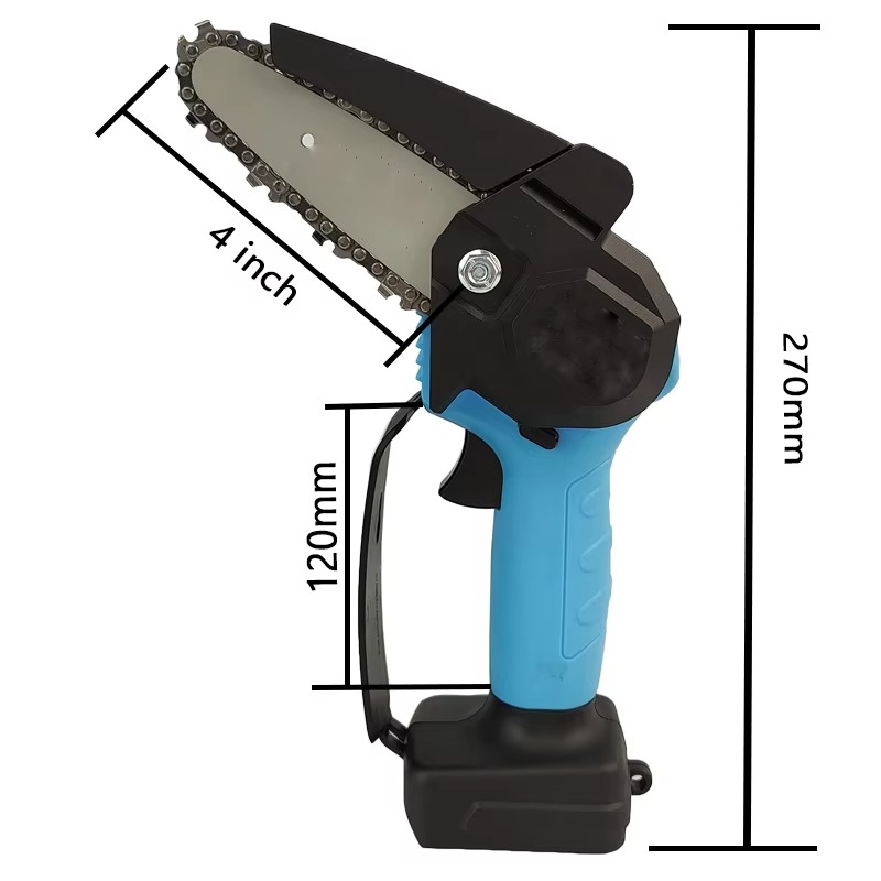 4 Inch 21V Parkside Mini Cordl - Electric Chainsaw Battery recension och pris