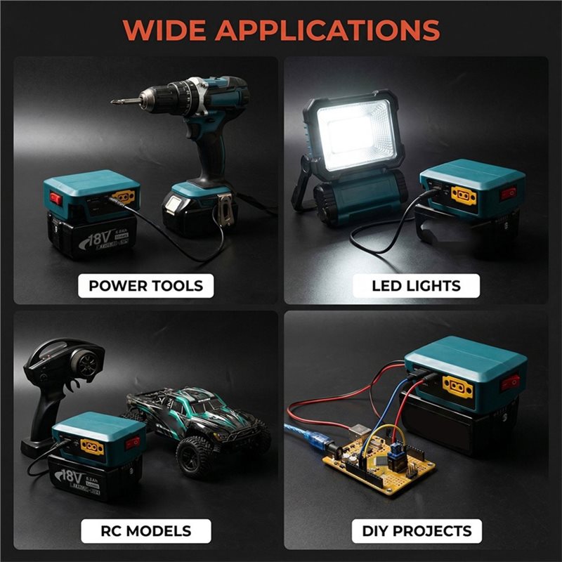 [NEW A09R!】 Multi-Function Ada - Outdoor Power Double Adapter recension och pris